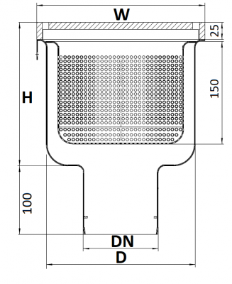 OzFlow Floor Drain Deep Basket New